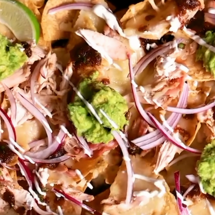 Smoked BBQ Chicken Nachos